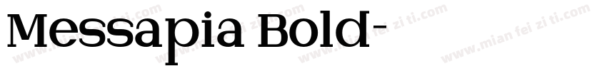 Messapia Bold字体转换